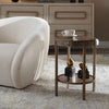 Uttermost Furniture Uttermost Cusano Round Dark Marble Accent Table