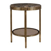 Uttermost Furniture Uttermost Cusano Round Dark Marble Accent Table