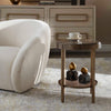 Uttermost Furniture Uttermost Cusano Round Dark Marble Accent Table
