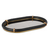 Uttermost Home Decor Uttermost Cyprus Black Oval Tray
