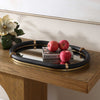 Uttermost Home Decor Uttermost Cyprus Black Oval Tray