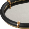 Uttermost Home Decor Uttermost Cyprus Black Oval Tray