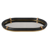 Uttermost Home Decor Uttermost Cyprus Black Oval Tray