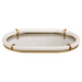 Uttermost Home Decor Uttermost Cyprus Leather Oval Tray
