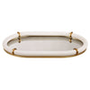 Uttermost Home Decor Uttermost Cyprus Leather Oval Tray