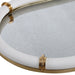 Uttermost Home Decor Uttermost Cyprus Leather Oval Tray