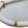 Uttermost Home Decor Uttermost Cyprus Leather Oval Tray