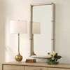 Uttermost Uttermost Cyprus White Leather Mirror