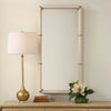 Uttermost Uttermost Cyprus White Leather Mirror