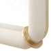Uttermost Uttermost Cyprus White Leather Mirror