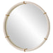 Uttermost Home Motor Freight - To be Quoted Uttermost Cyprus White Round Mirror