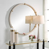 Uttermost Home Motor Freight - To be Quoted Uttermost Cyprus White Round Mirror