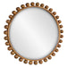 Uttermost Home Decor Motor Freight - Est Rate Quoted Uttermost Cyra Wood Beaded Round Mirror