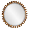 Uttermost Home Decor Motor Freight - Est Rate Quoted Uttermost Cyra Wood Beaded Round Mirror