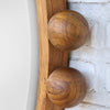 Uttermost Home Decor Motor Freight - Est Rate Quoted Uttermost Cyra Wood Beaded Round Mirror
