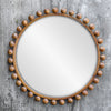 Uttermost Home Motor Freight - To be Quoted Uttermost Cyra Wood Beaded Round Mirror