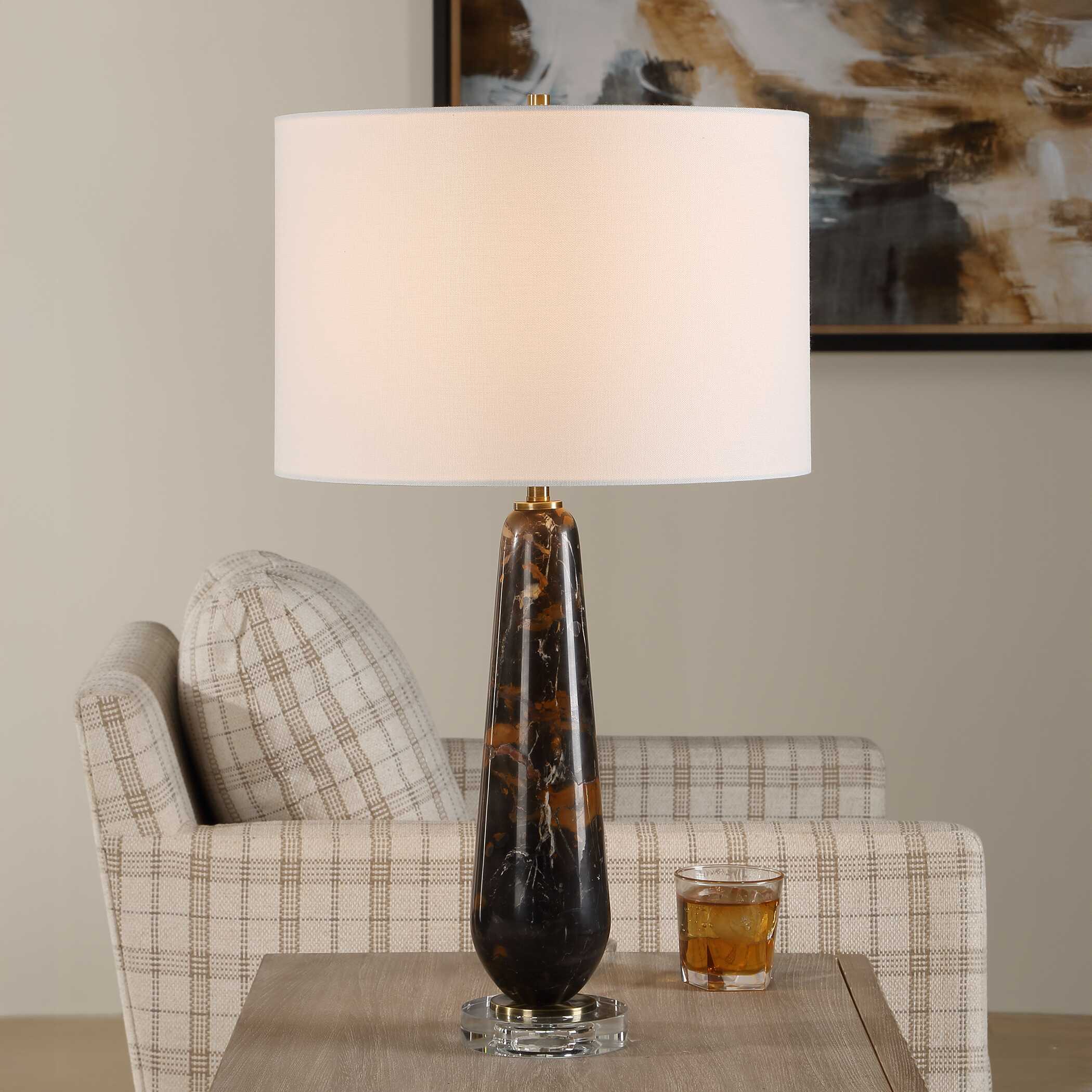 Uttermost Uttermost Dames Dark Marble Table Lamp