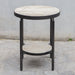 Uttermost Furniture Uttermost Dauntless Travertine Side Table