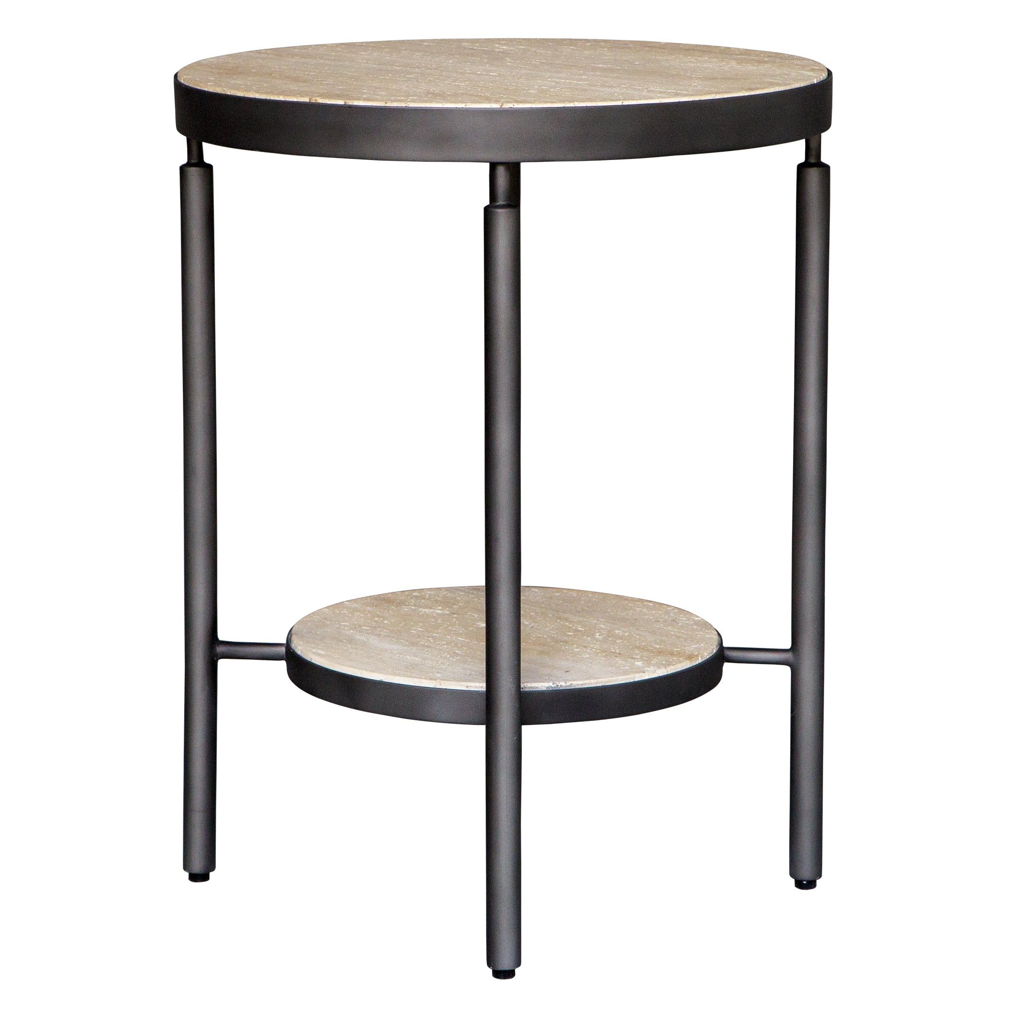 Uttermost Furniture Uttermost Dauntless Travertine Side Table