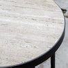 Uttermost Furniture Uttermost Dauntless Travertine Side Table
