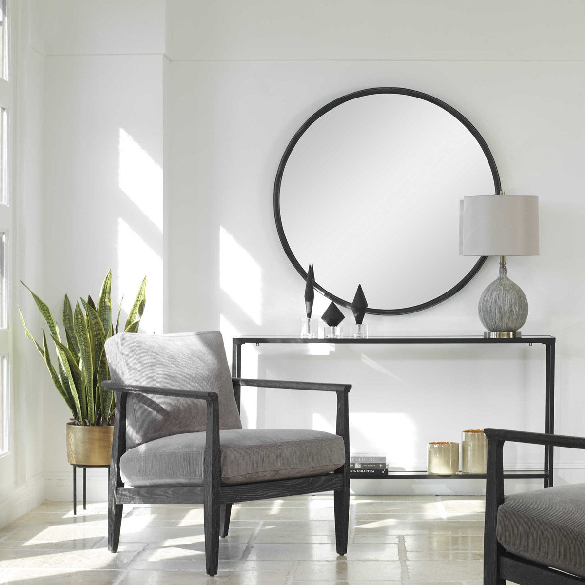 Uttermost Home Oversize - Rate to be Quoted Uttermost Dawsyn Round Mirror