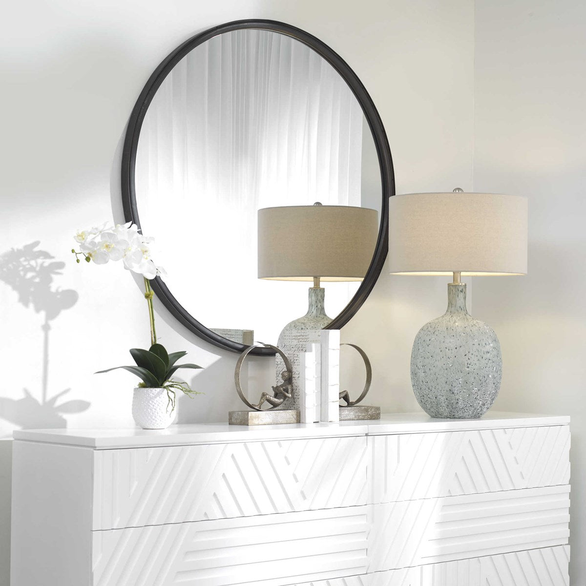 Uttermost Home Oversize - Rate to be Quoted Uttermost Dawsyn Round Mirror