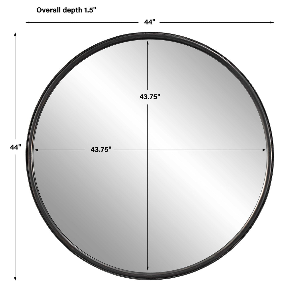 Uttermost Home Oversize - Rate to be Quoted Uttermost Dawsyn Round Mirror