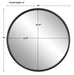 Uttermost Home Oversize - Rate to be Quoted Uttermost Dawsyn Round Mirror