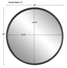 Uttermost Home Oversize - Rate to be Quoted Uttermost Dawsyn Round Mirror