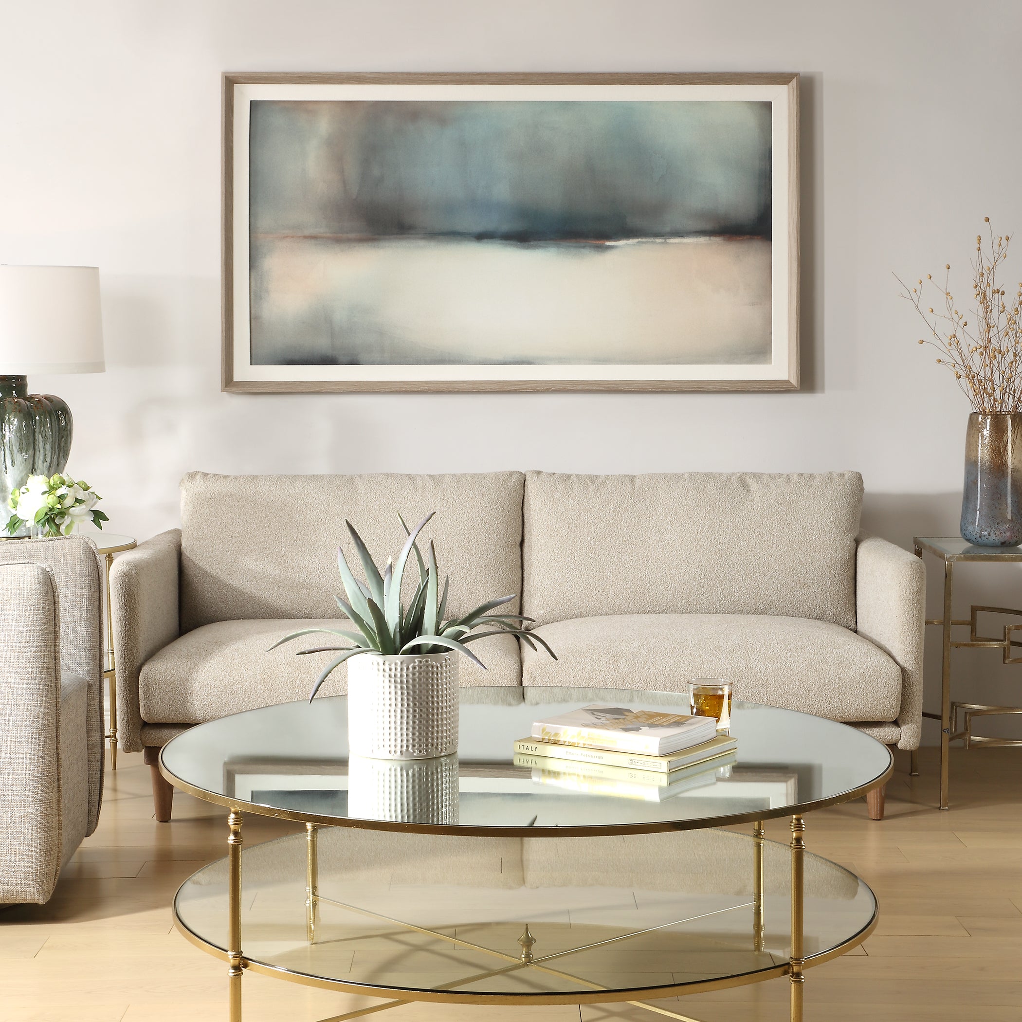 Uttermost Home Decor Oversize - Rate to be Quoted Uttermost Deep Rains Framed Abstract Print