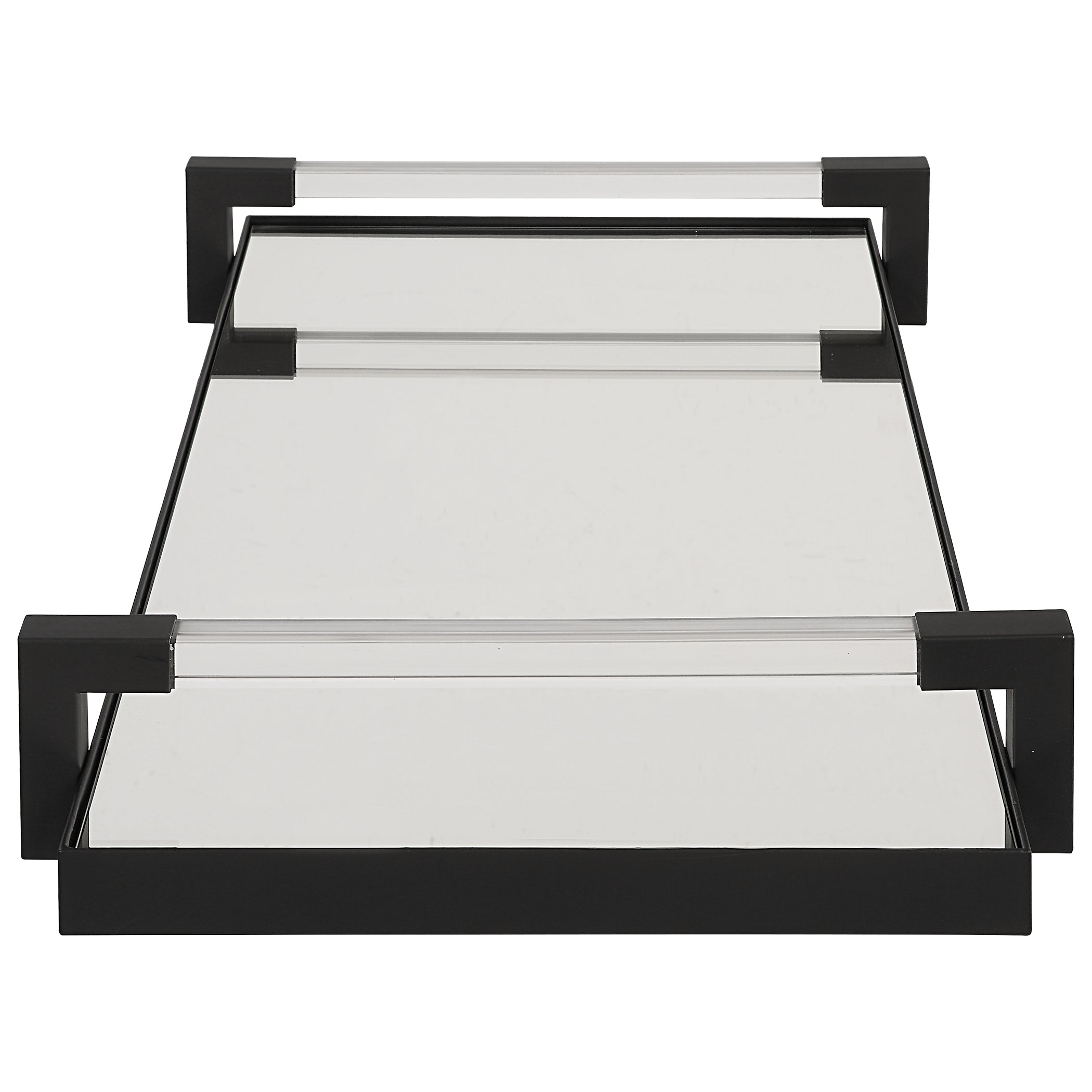 Uttermost Home Uttermost Deki Black Mirrored Tray