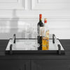 Uttermost Home Uttermost Deki Black Mirrored Tray