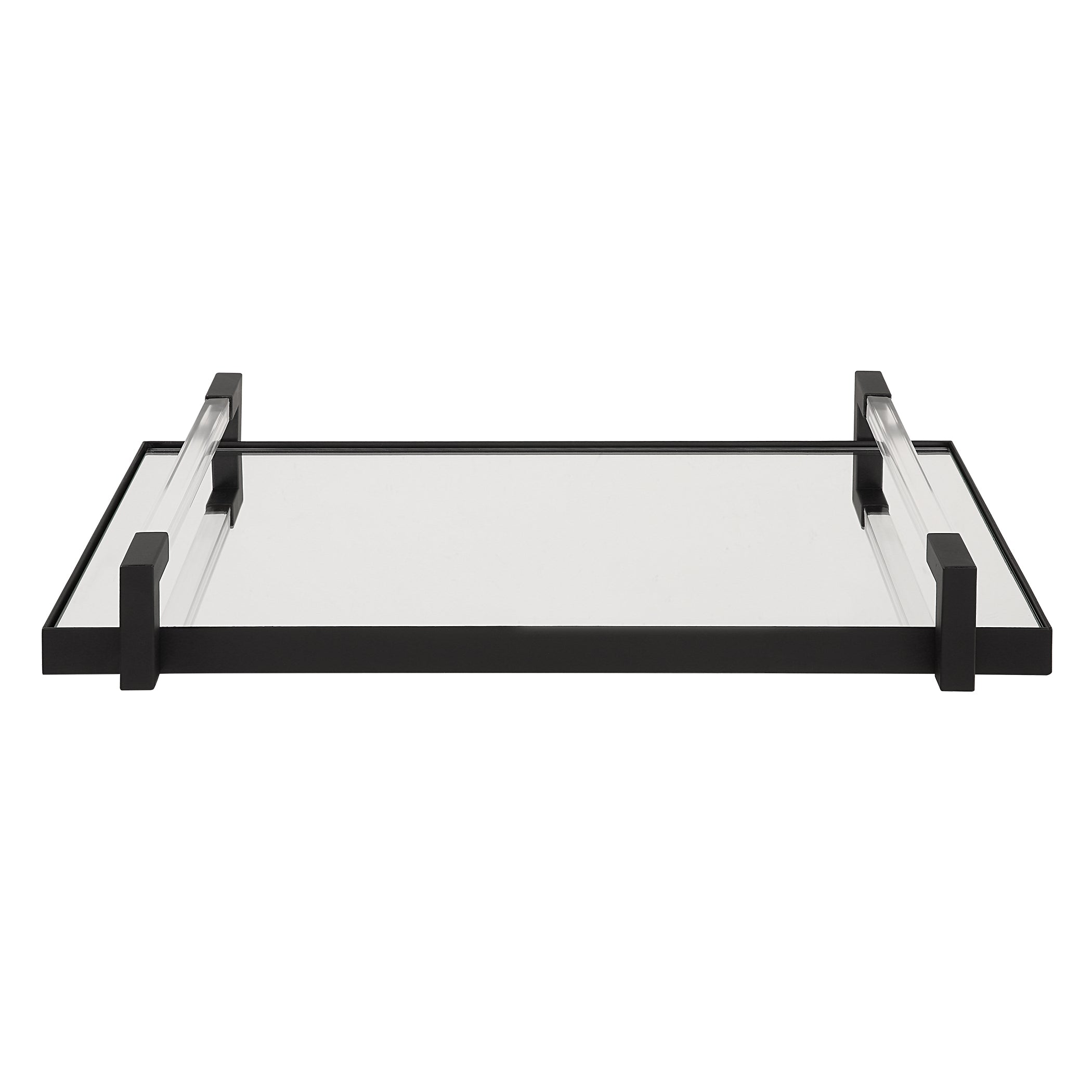 Uttermost Home Uttermost Deki Black Mirrored Tray