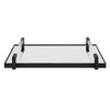 Uttermost Home Uttermost Deki Black Mirrored Tray