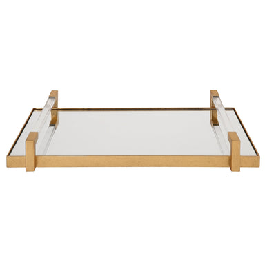 Uttermost Home Uttermost Deki Gold Mirrored Tray