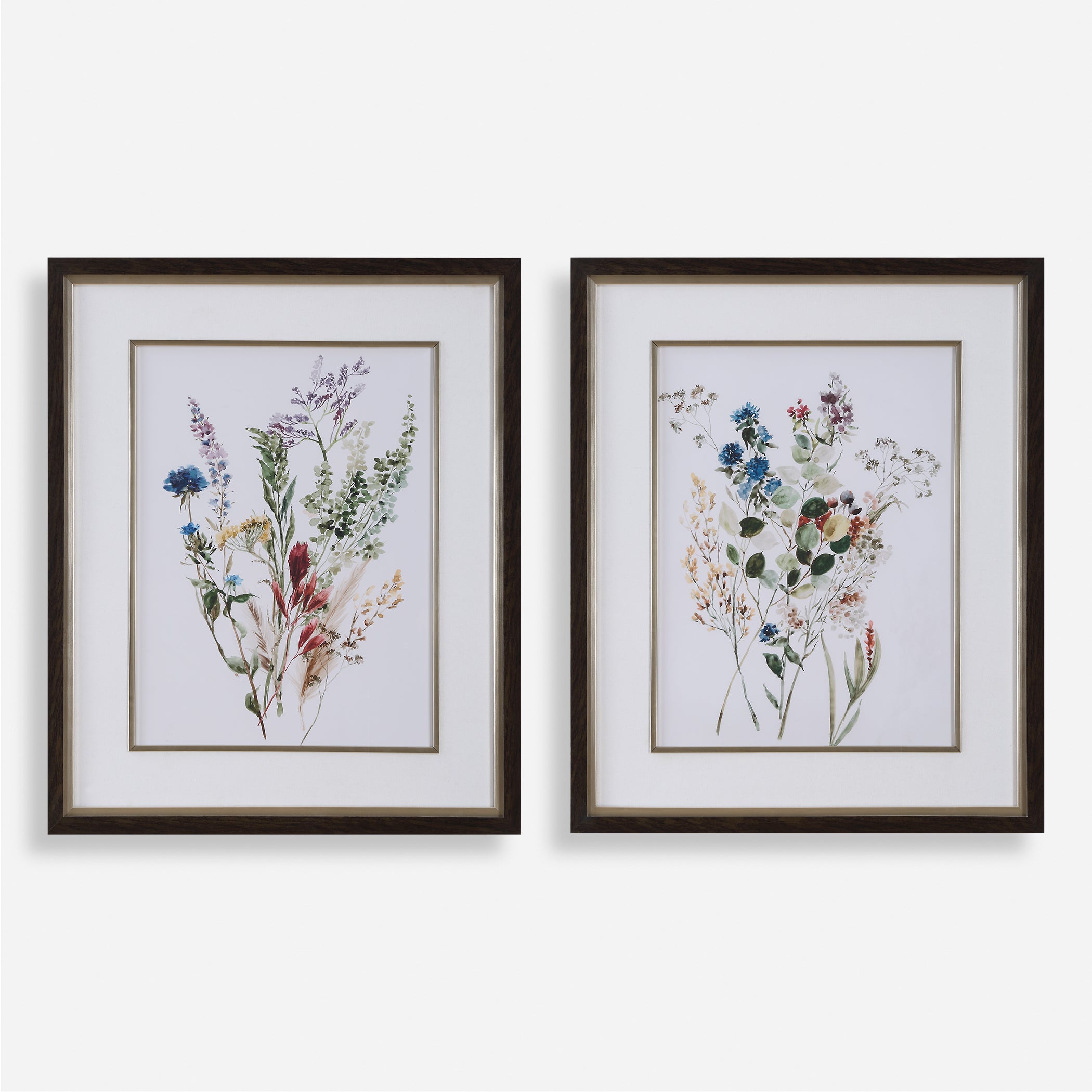 Uttermost Home Decor Uttermost Delicate Flowers Framed Prints, S/2