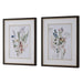Uttermost Home Decor Uttermost Delicate Flowers Framed Prints, S/2