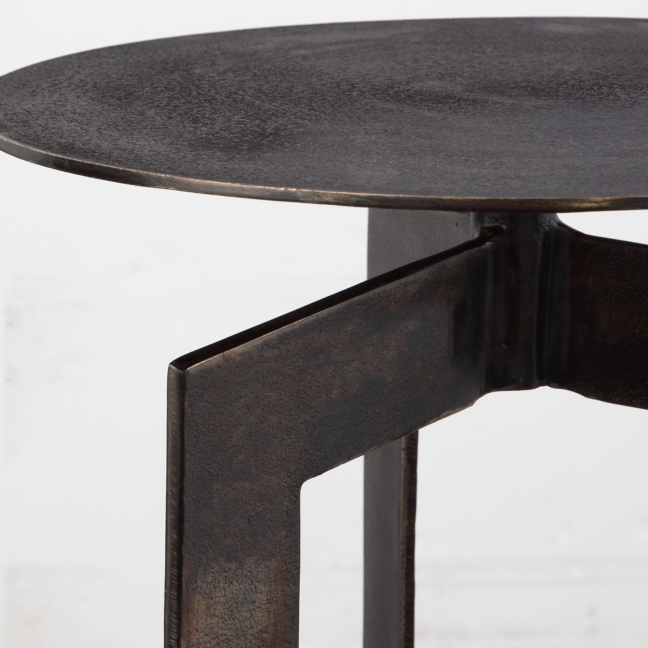 Uttermost Furniture Uttermost Deltoid Gunmetal Accent Table