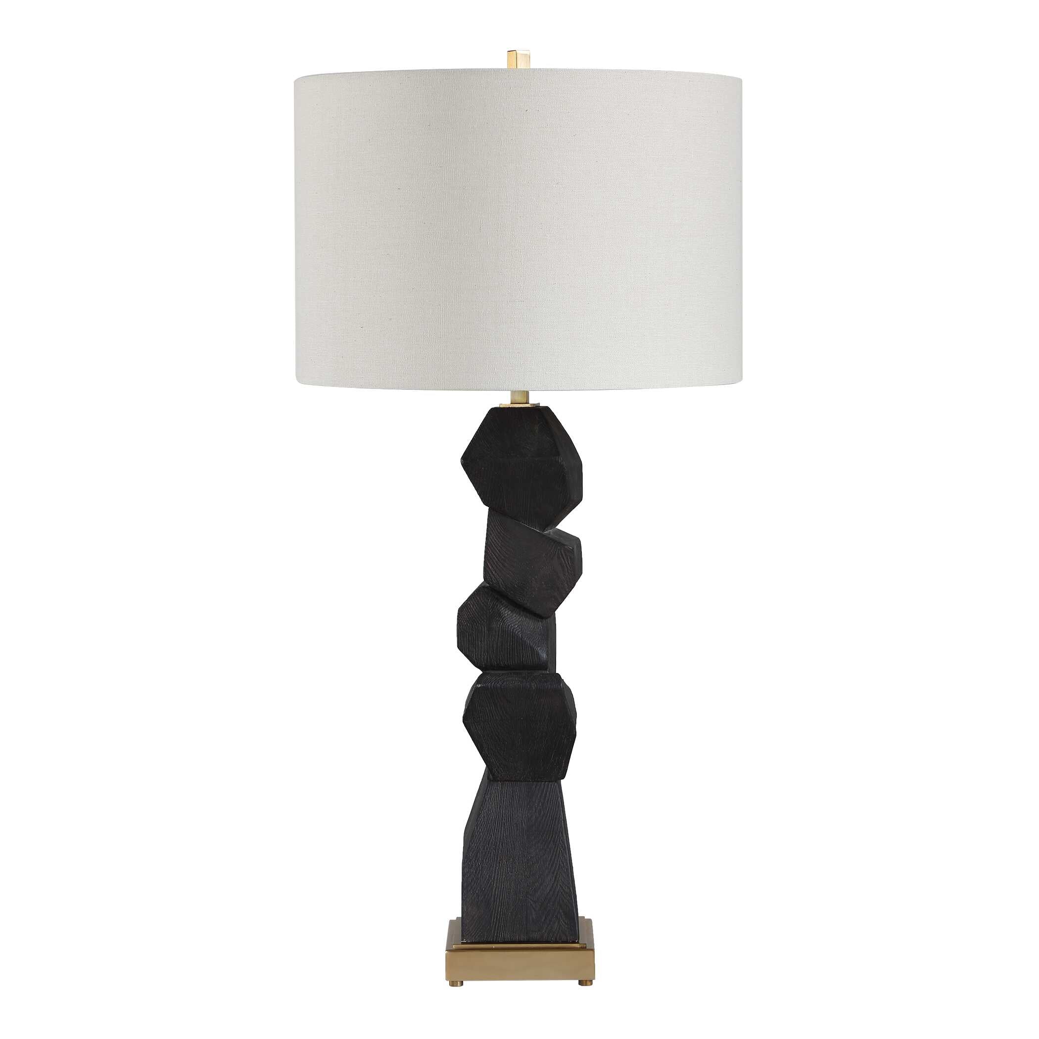 Uttermost Lighting Uttermost Demelo Stacked Wood Table Lamp