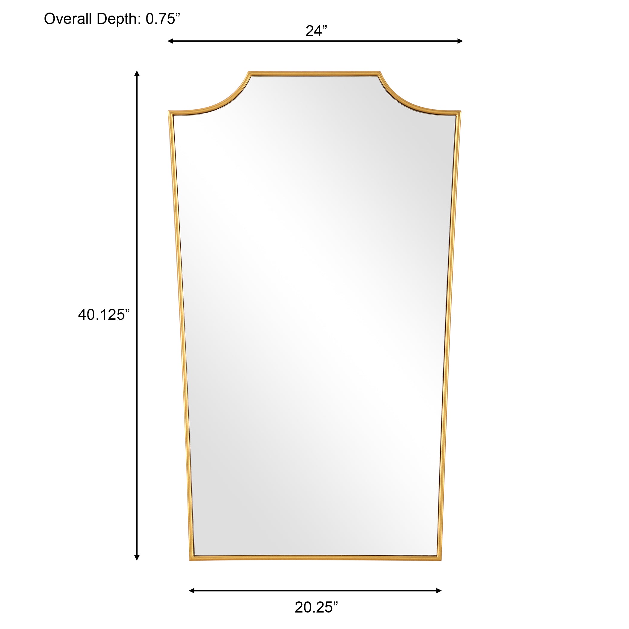 Uttermost Home Decor Uttermost Demure Antique Gold Mirror