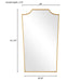 Uttermost Home Decor Uttermost Demure Antique Gold Mirror