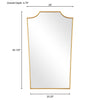Uttermost Home Decor Uttermost Demure Antique Gold Mirror