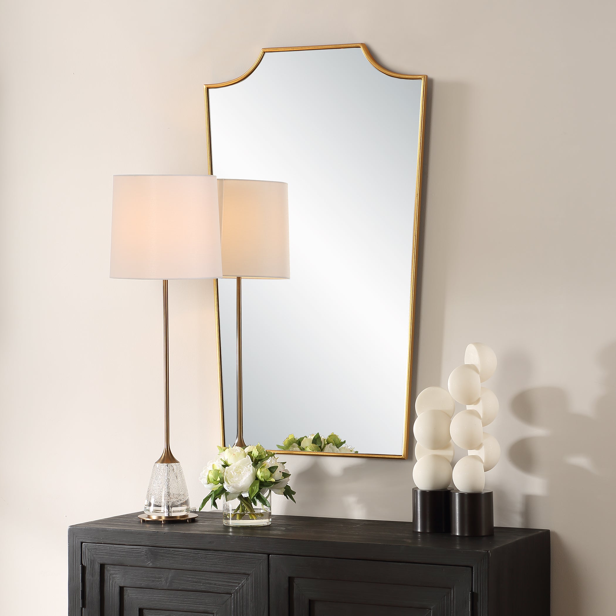 Uttermost Home Decor Uttermost Demure Antique Gold Mirror