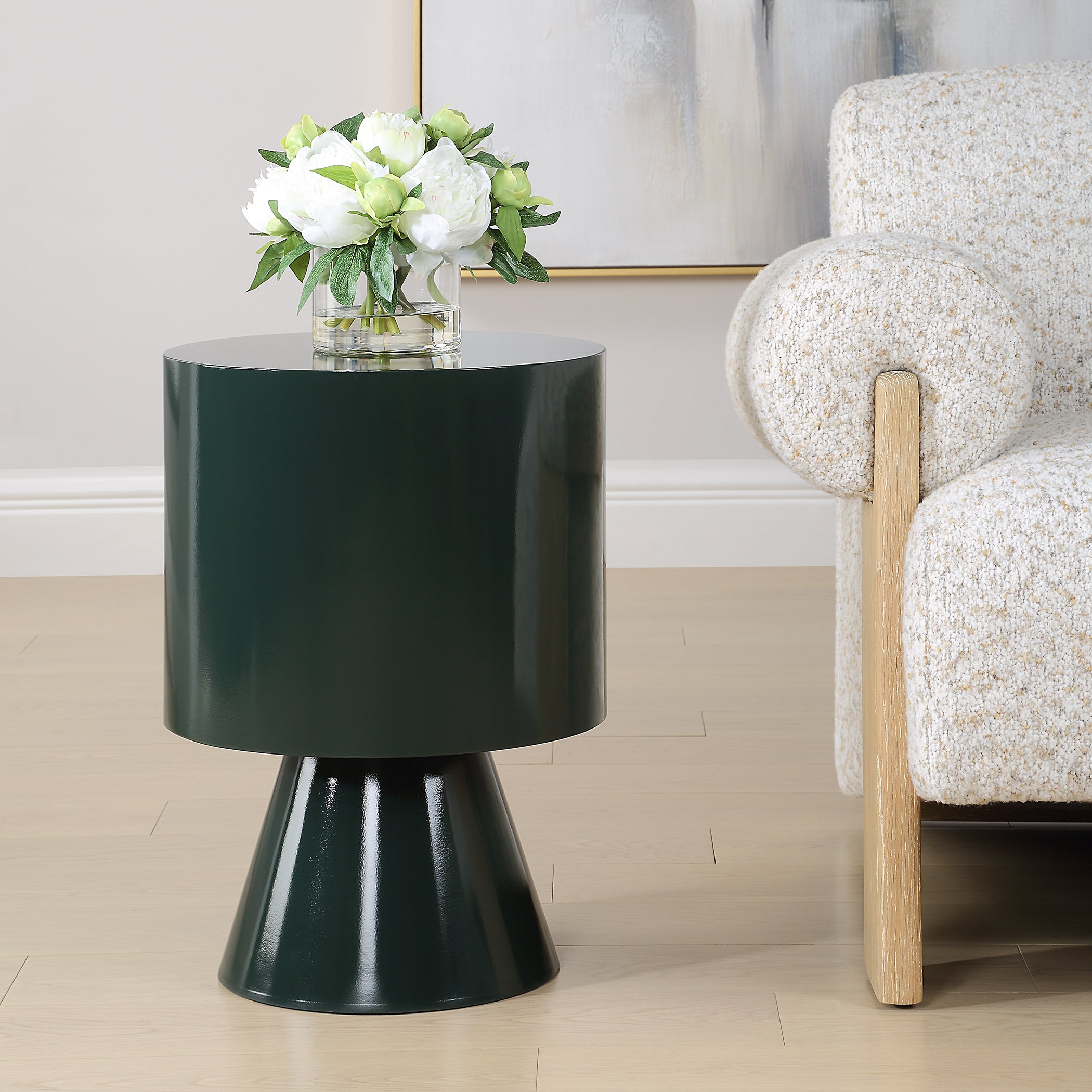 Uttermost Home Decor Uttermost Denison Dark Green Accent Table