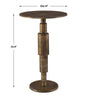 Uttermost Furniture Uttermost Descend Gold Accent Table