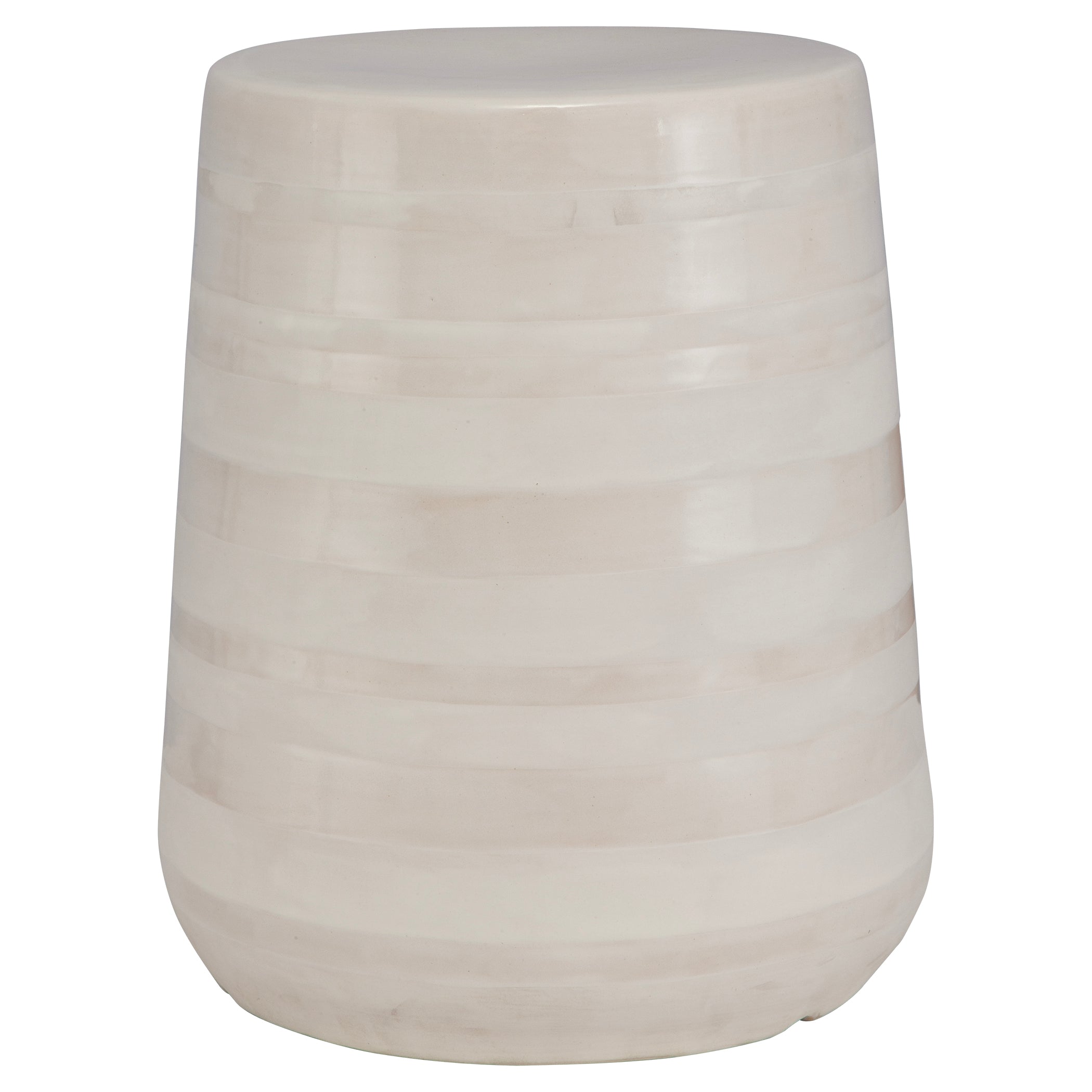 Uttermost Home Uttermost Desert Plains White Glaze Garden Stool