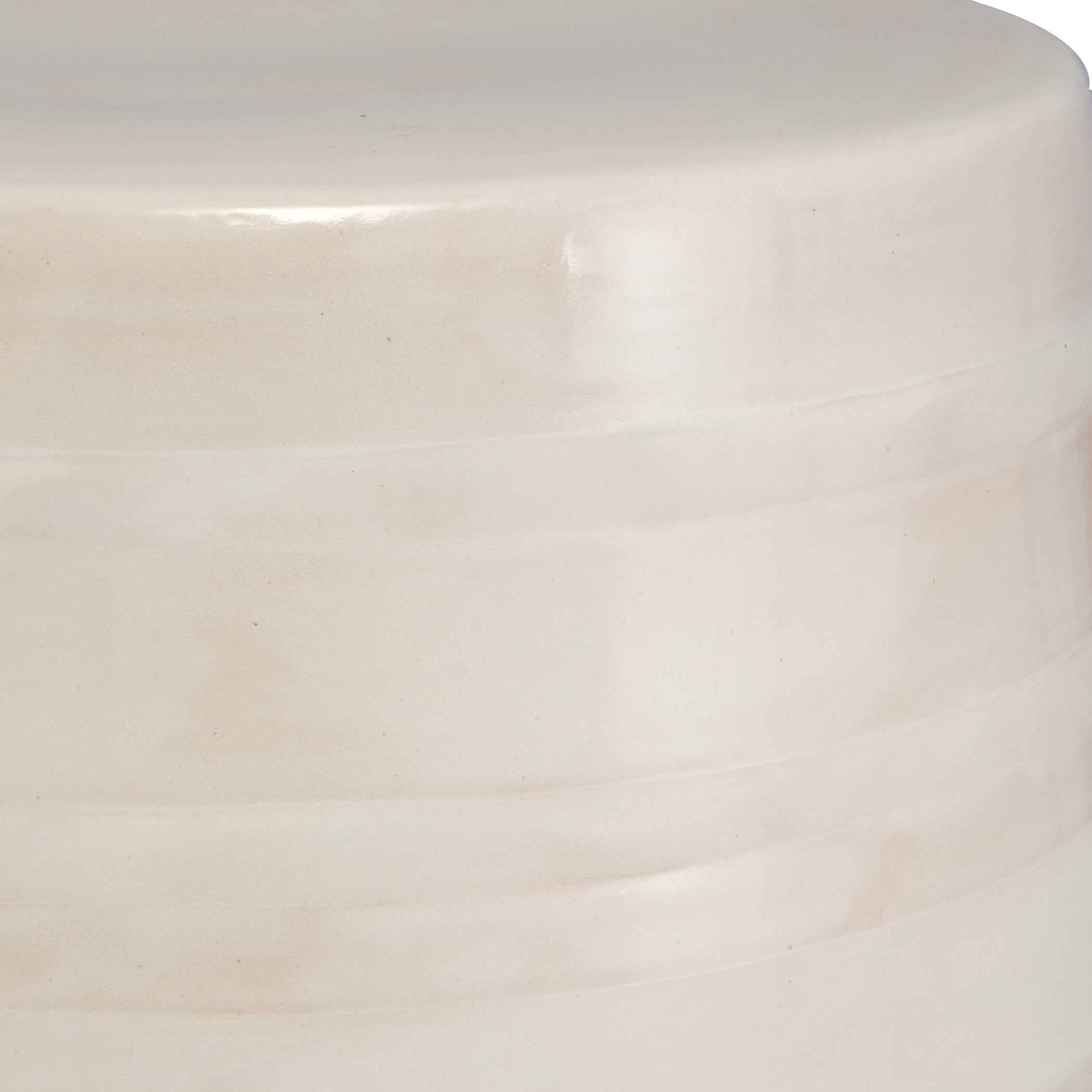 Uttermost Home Uttermost Desert Plains White Glaze Garden Stool