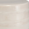 Uttermost Home Uttermost Desert Plains White Glaze Garden Stool