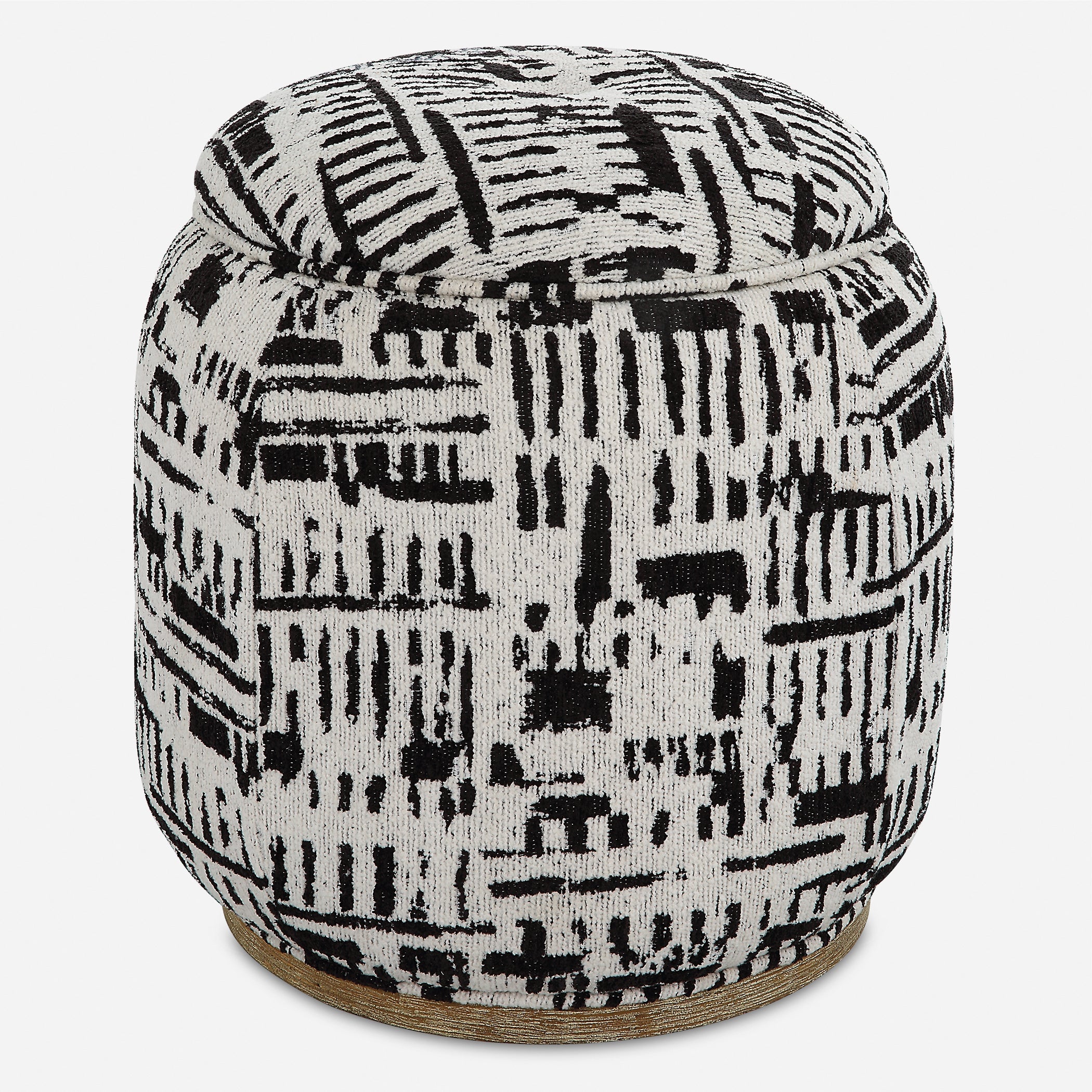 Uttermost Furniture Uttermost Dialogue Poof Ottoman