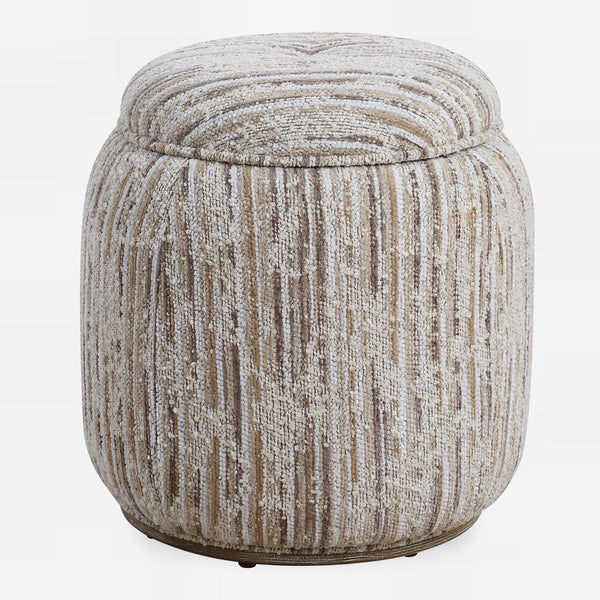 Uttermost Home Decor Uttermost Dialogue Tan Ottoman